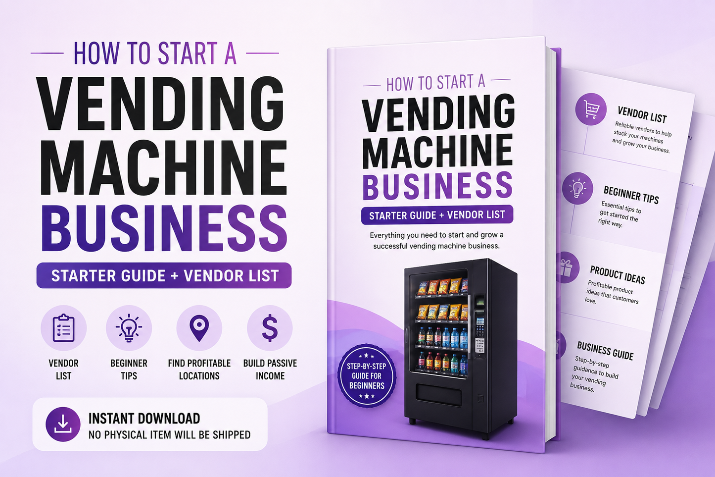 How To Start A Vending Machine Business